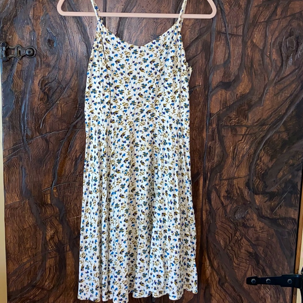 White, blue, green sundress from Old Navy